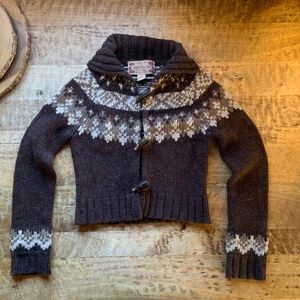 Vintage Abercrombie & Fitch Wool Cardigan Sweater